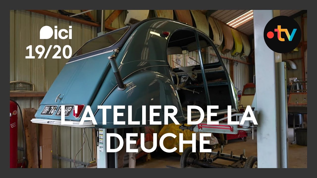 À l'atelier de la Deuche, Jordan restaure les 2CV et autres Méharis