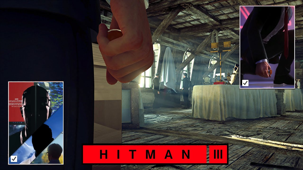 HITMAN 3 - LES FANTÔMES / THE PHANTOMS / NITROGLYCÉRINE - ARCADE CIBLE FUGITIVE ASSASSIN SILENCIEUX