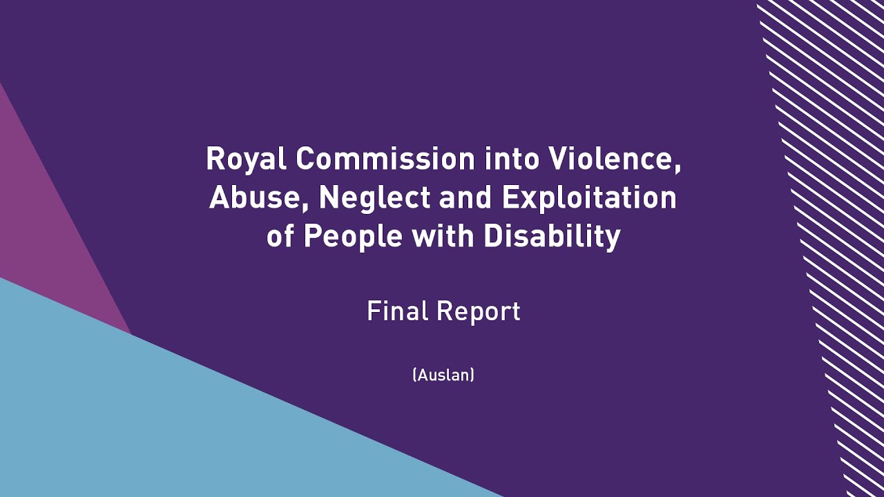 Final Report - A brief guide to the Royal Commission's Final Report (Auslan)