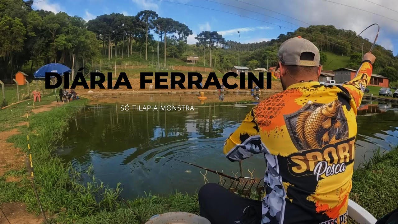TILÁPIAS BRUTAS NAS VARINHAS DE 2.10 QUANDO ELAS RESOLVEM COMER NO BARRANCO, COMO QUE SEGURA?
