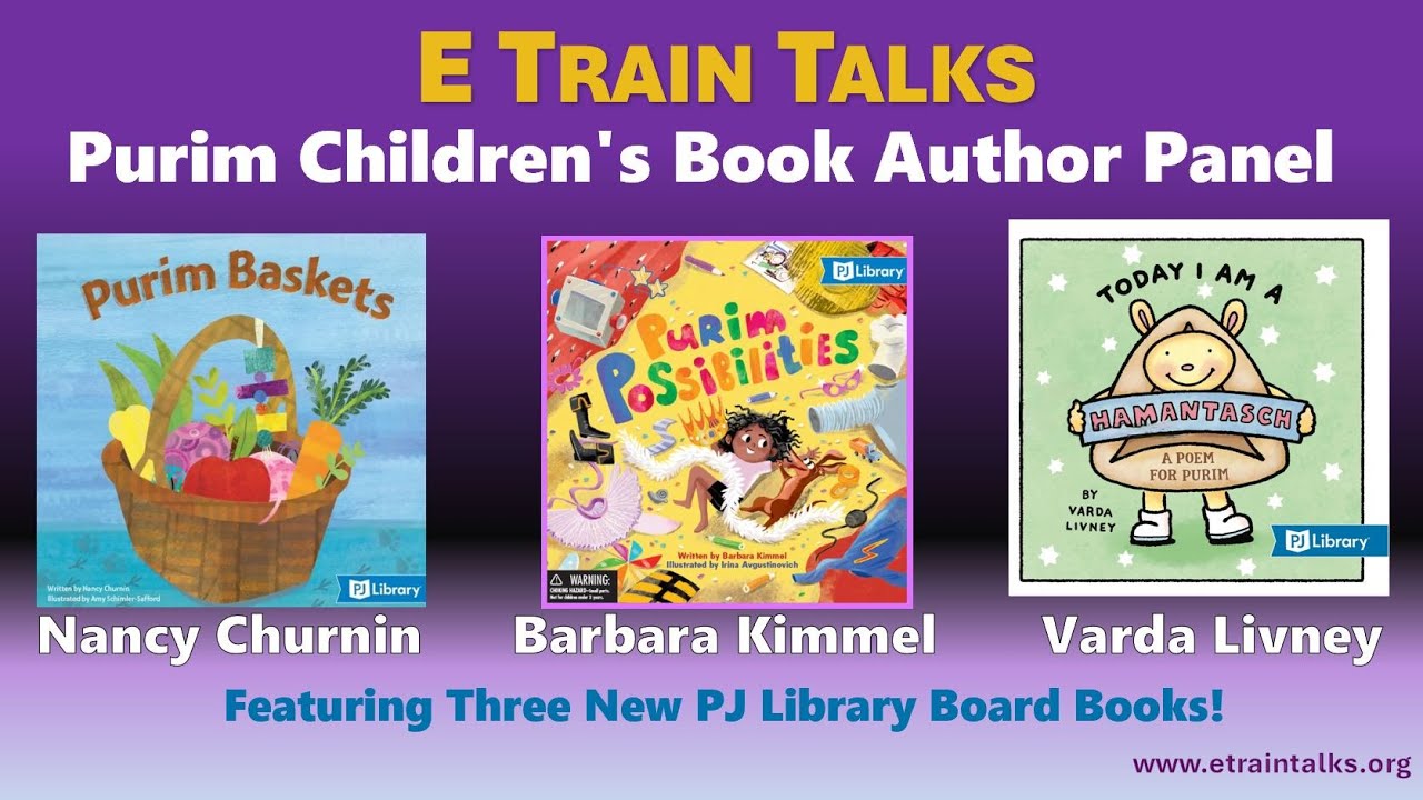 Purim Children's Book Author Panel Celebrating Three New PJ Library books!