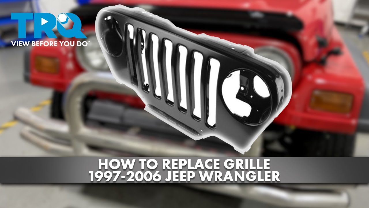 Как заменить решетку радиатора на Jeep Wrangler 1997-2006 годов
