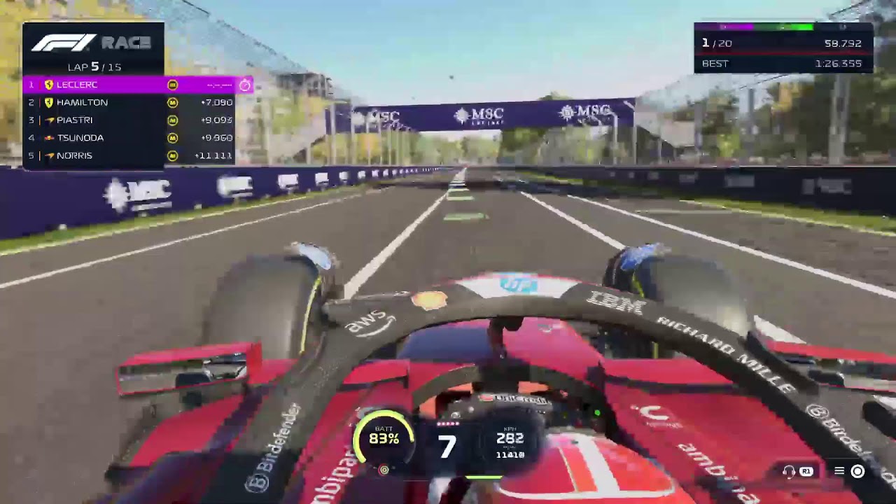 F1 2025 Livestream on PS5