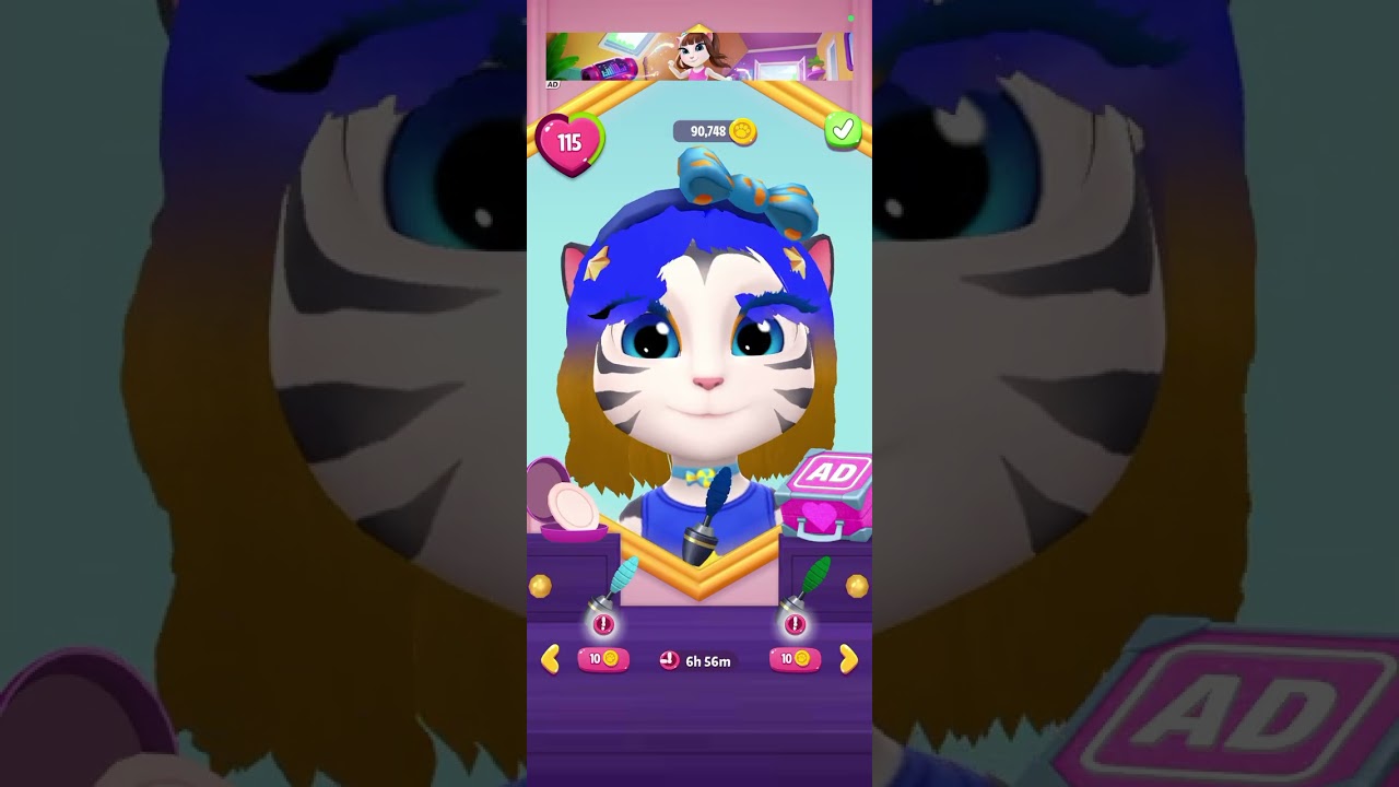 💛 Angela 💙 full 💛 video 💙 hair 💛 shirt 💙 skirt 💛 shoes 💙 and 💛 makeup 💙 colour 💛💙