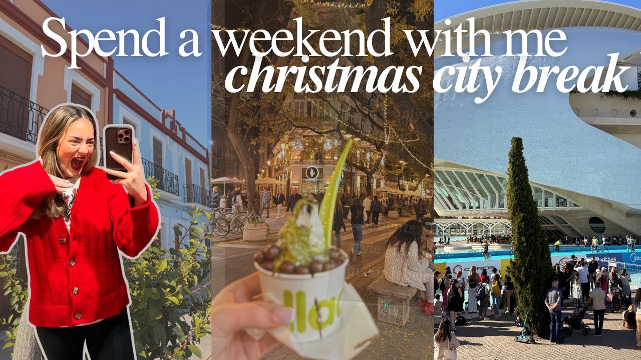 VLOGMAS 4: Зимние каникулы 🎄 Исследование города Валенсия, походы в рестораны, рождественские огн...