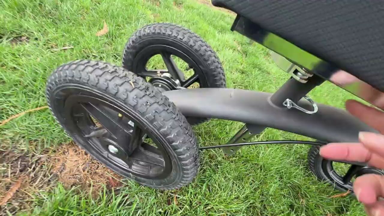 Review of the BodyMed All-Terrain Knee Walker, Adjustable Scooter with Dual Brakes & Metal Basket