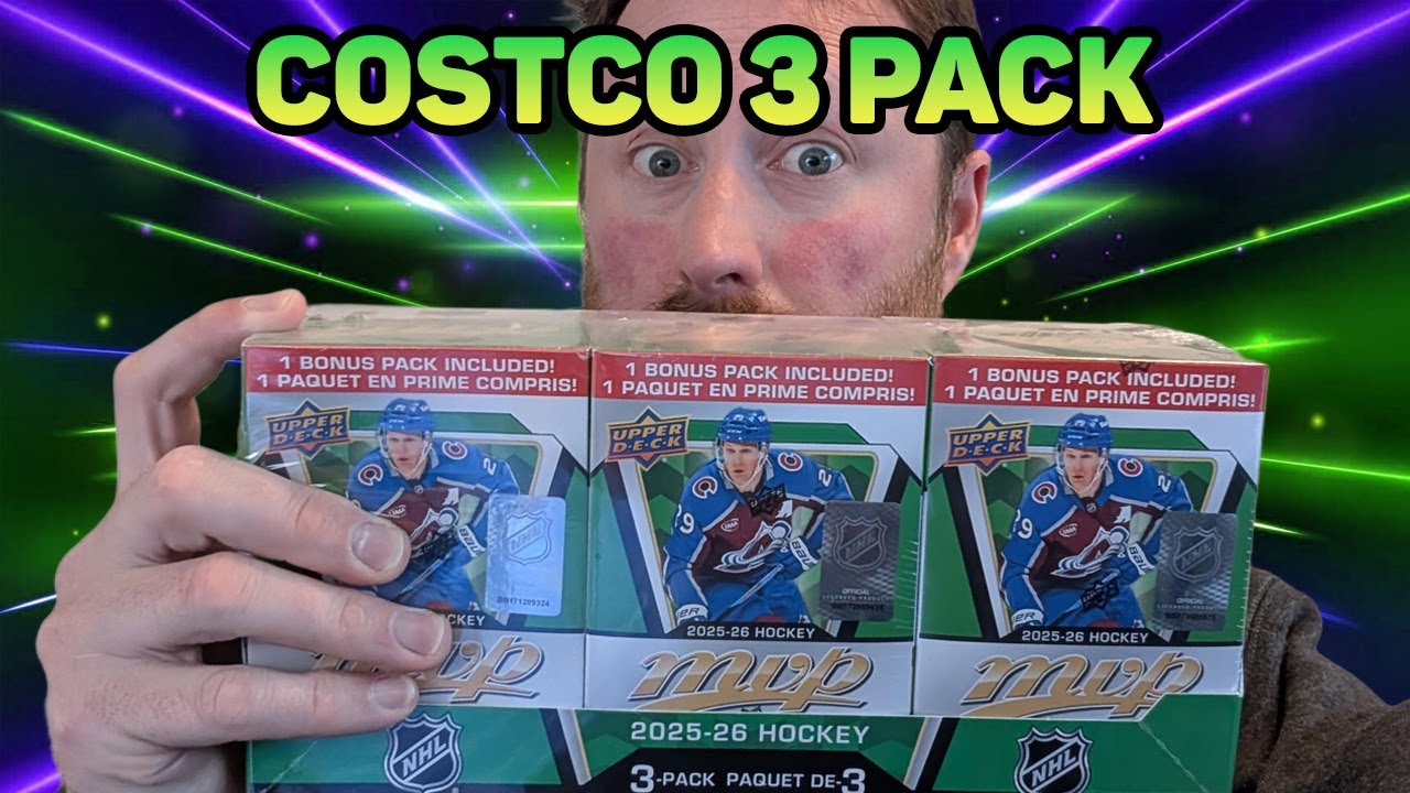 Наконец-то достойная розничная сделка. Упаковка из 3 карточек MVP Hockey от Costco.