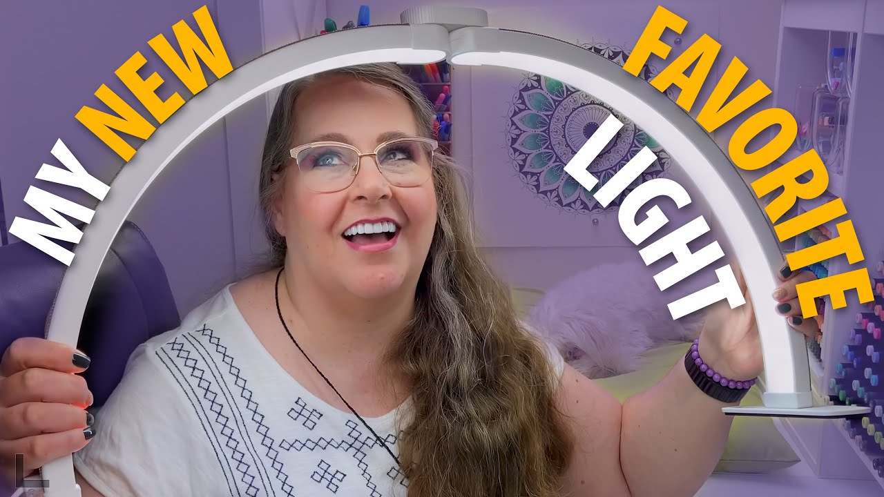The Best LIGHTS for Art & Coloring [OttLite vs Half Moon]