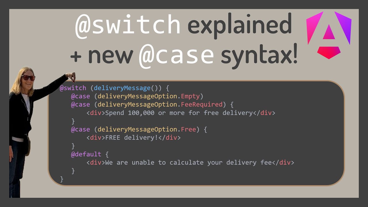 Объяснение механизма управления потоком выполнения шаблона Angular @switch (+ новый оператор @cas...
