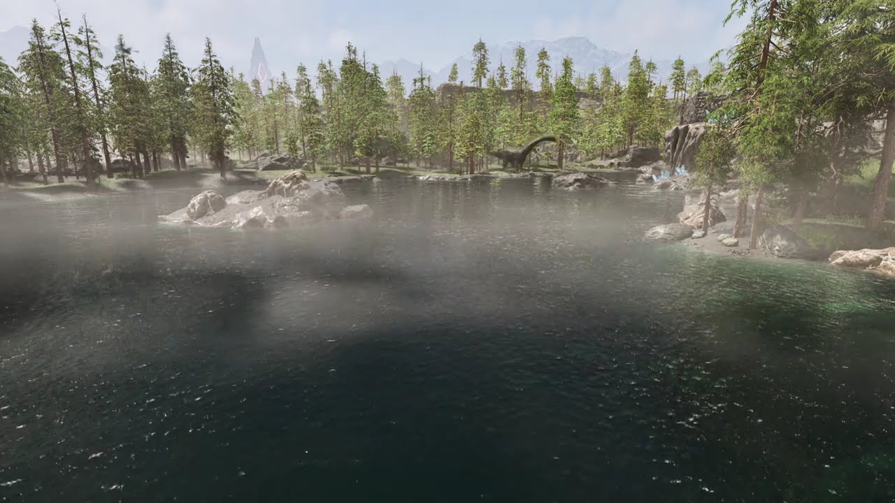 1 hour of the Beaver Lake on Valguero in ARK: Survival Ascended