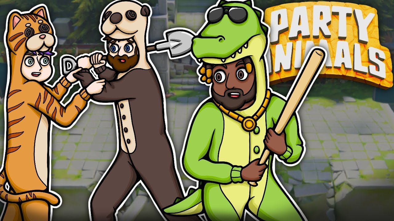 Bothering My Teammates in Party Animals