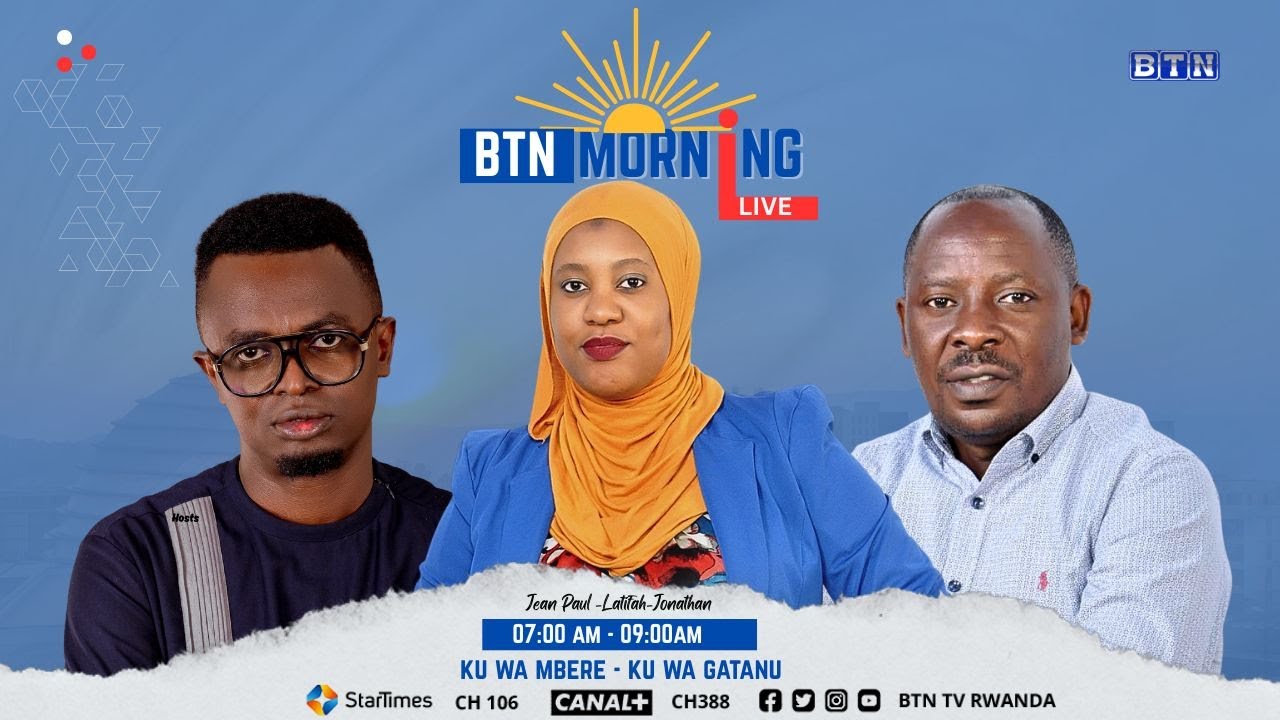 BTN MORNING LIVE: UMWAKA URASHIZE M23 IFASHE UMUJYI WA GOMA (URUGENDO RWA M23)