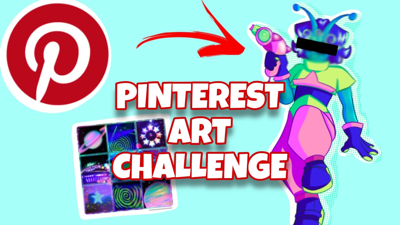 Turning Pinterest MoodBoards Into Cute Girls | Pinterest Art Challenge