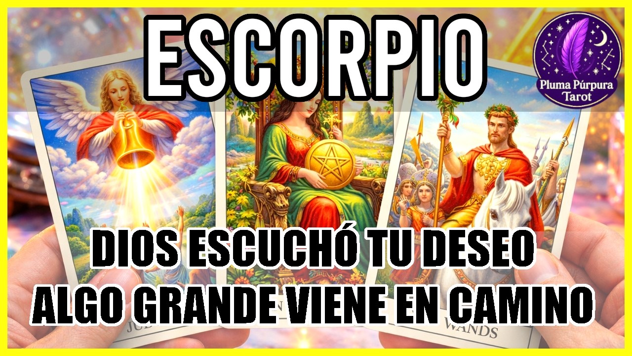 Escorpio ☀️ Virgen Santísima! Esto Es Tan Fuerte Que Quedarás En Shock! Gran Noticia! ☀️
