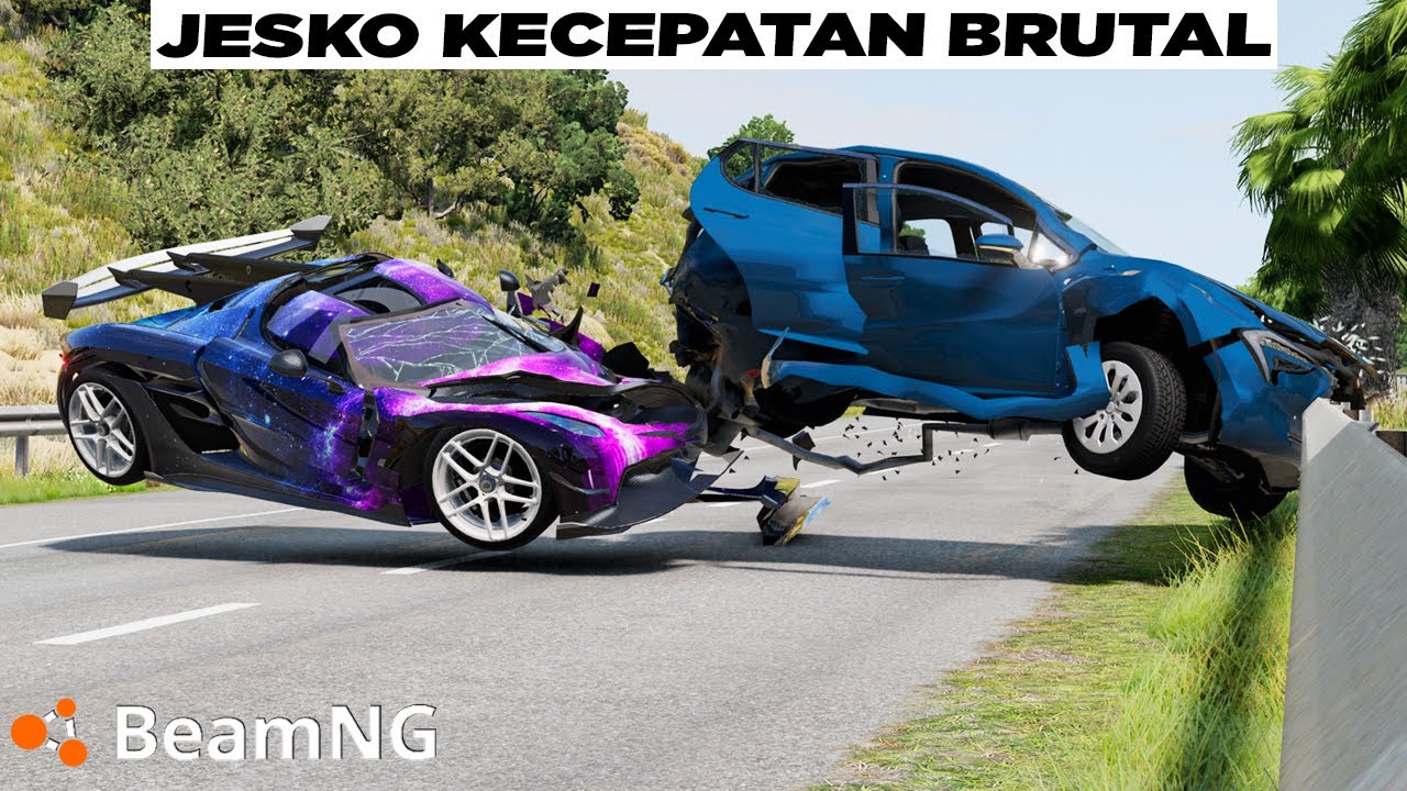 Mobil Untuk Anda yg Kelebihan Duit & Selalu Terburu-buru 😋😋 BeamNG Drive Gameplay Indonesia