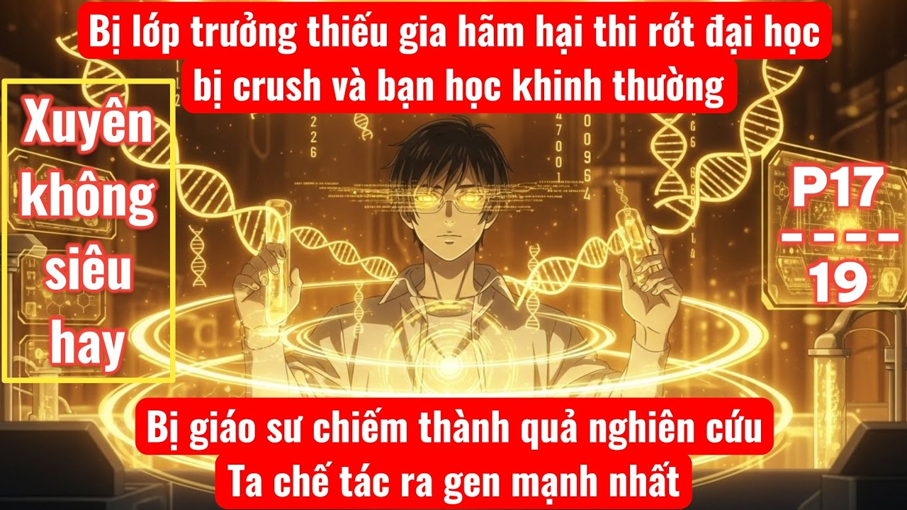 FULL|P17|Thi rớt đại học bị crush khinh thường, bị giáo sư chiếm dự án, Ta chế tác ra gen mạnh nhất