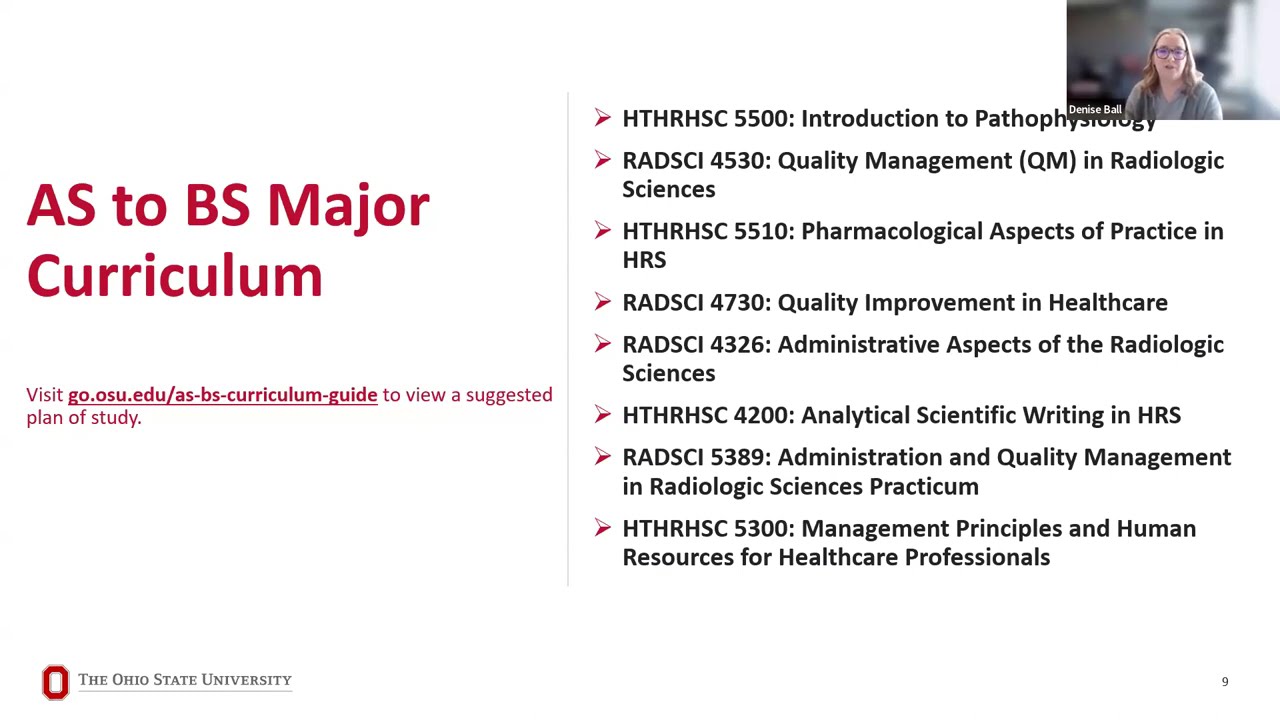 AS to Bachelor of Science in Radiologic Sciences Information Session