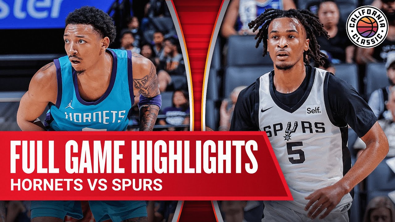 HORNETS vs SPURS | CALIFORNIA CLASSIC | FULL GAME HIGHLIGHTS | July 6, 2024