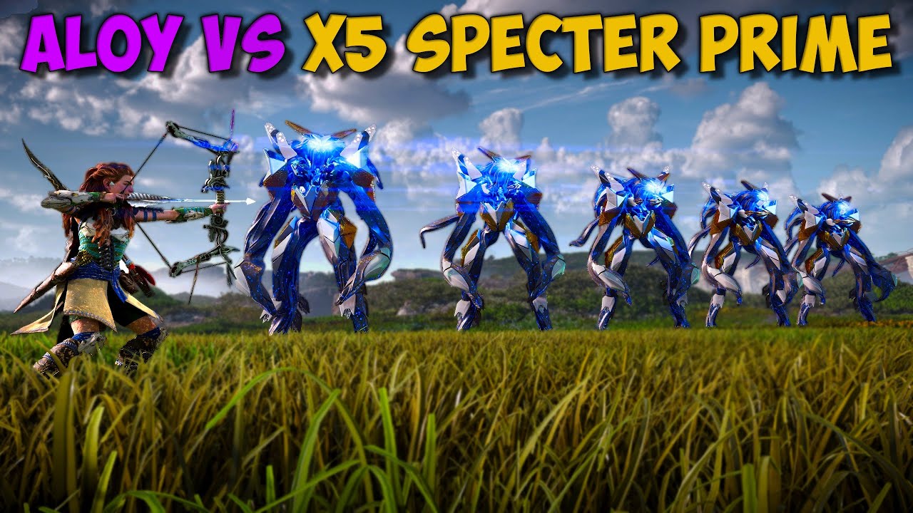 Aloy vs 5 Specter Prime (Last Story Boss HFW)