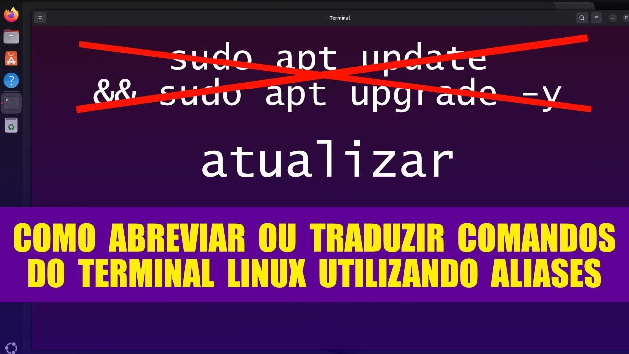 Como Abreviar e Traduzir Comandos do Terminal Utilizando Aliases  |  Tutorial Completo