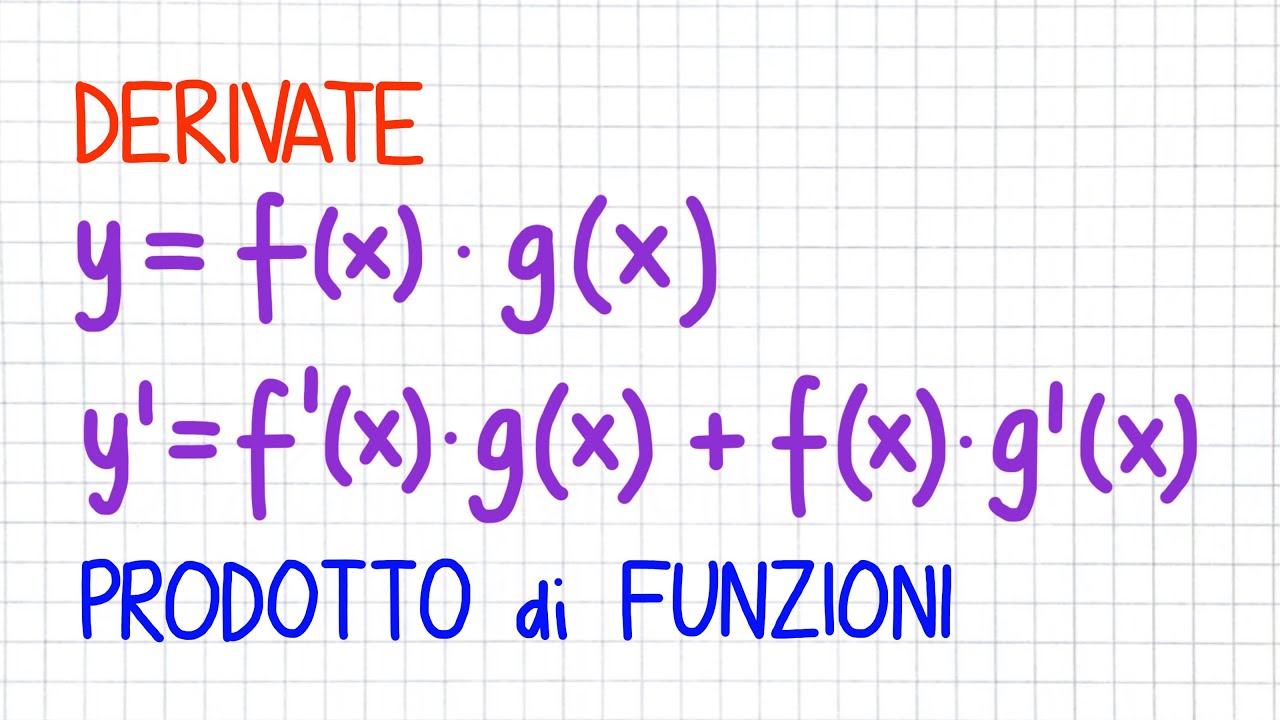 DERIVATE 6 prodotti di funzioni _ DR30