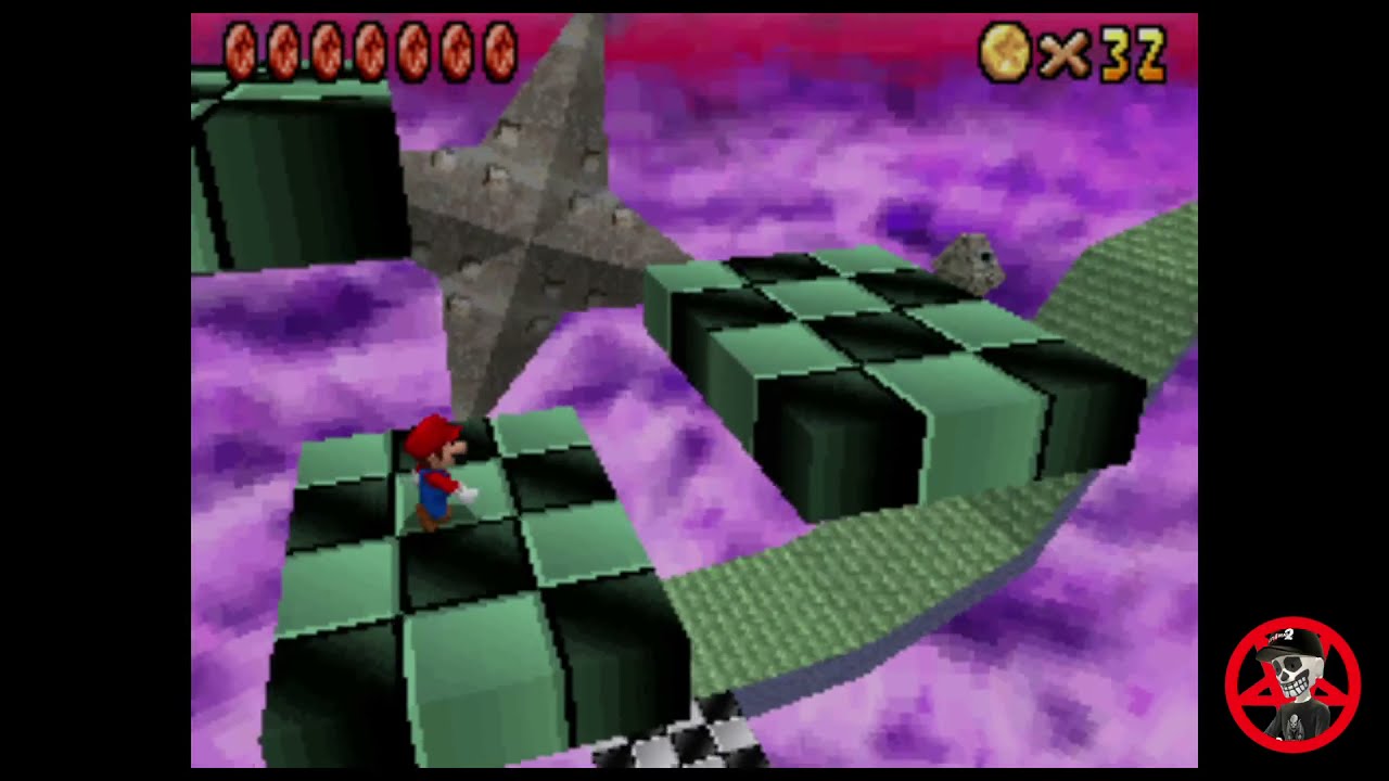 Super Mario 64 DS - Bowser in the Sky - Eight Red Coins Star
