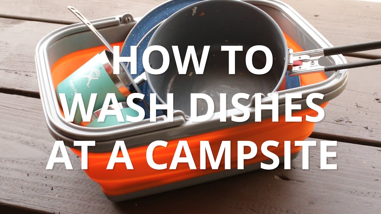 How To Wash Dishes at a Campsite