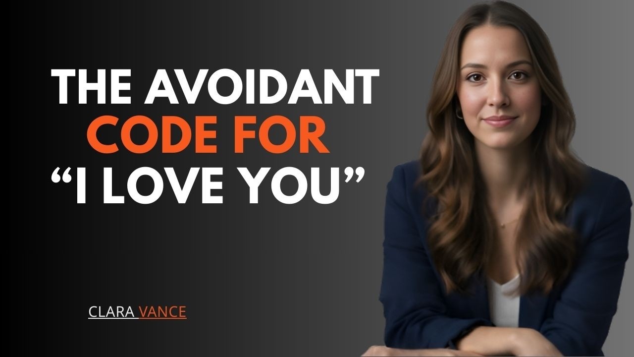 AVOIDANT PSYCHOLOGY – WHEN THEY SAY THIS THEY’RE ALREADY IN LOVE || CLARA VANCE