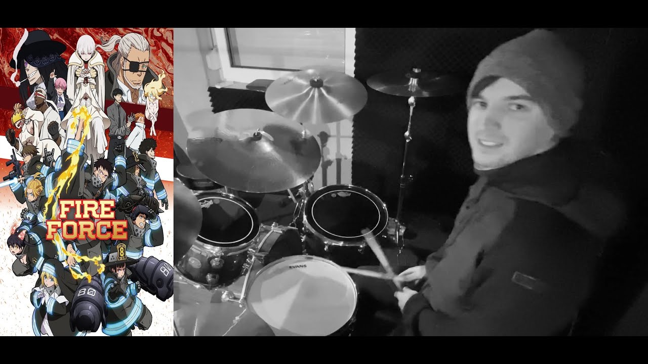 coldrain - MAYDAY feat. Ryo DRUM COVER 炎炎ノ消防隊 (Fire Force) オープニング