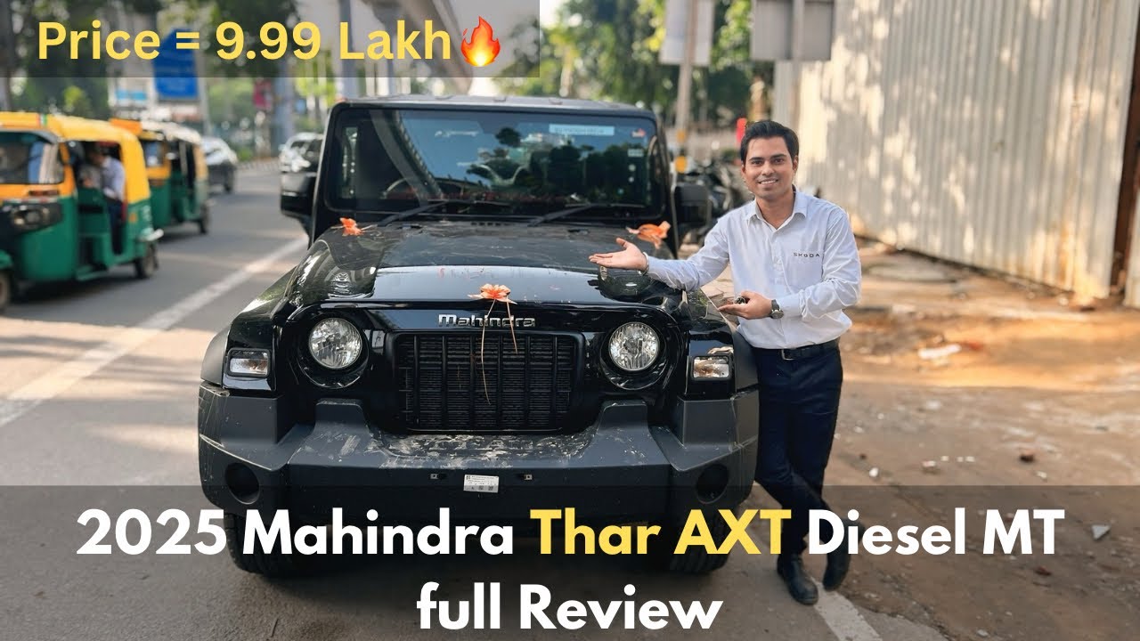 2025 new mahindra Thar AXT full review only price 9.99 Lakh 🔥🔥