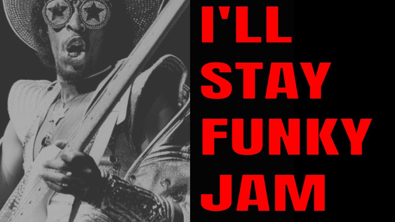 Funkadelic Style I'll Stay Jam Guitar Backing Track (E Minor)