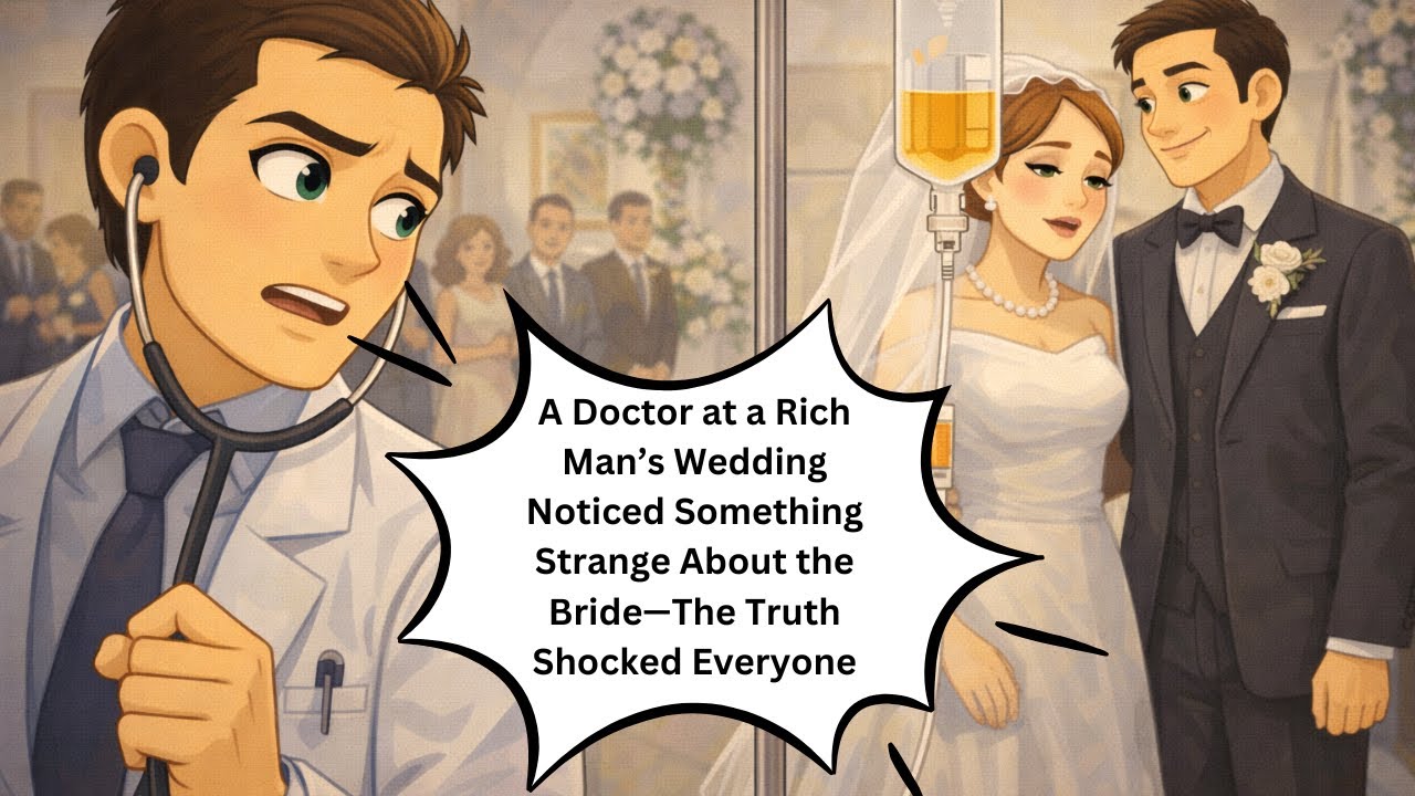 A Doctor at a Rich Man’s Wedding Noticed Something Strange About the Bride—The Truth Shocked...