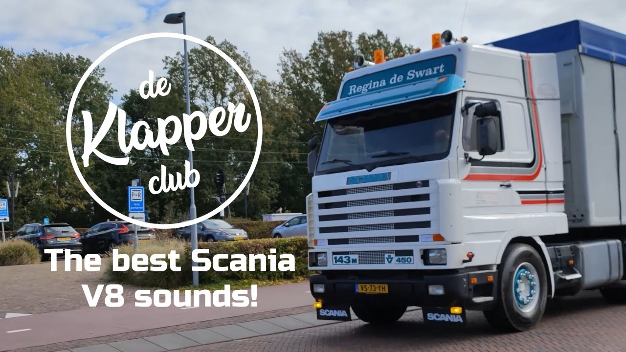 The Best Scania V8 Open Pipe Sounds! | Klapper Compilatie #22