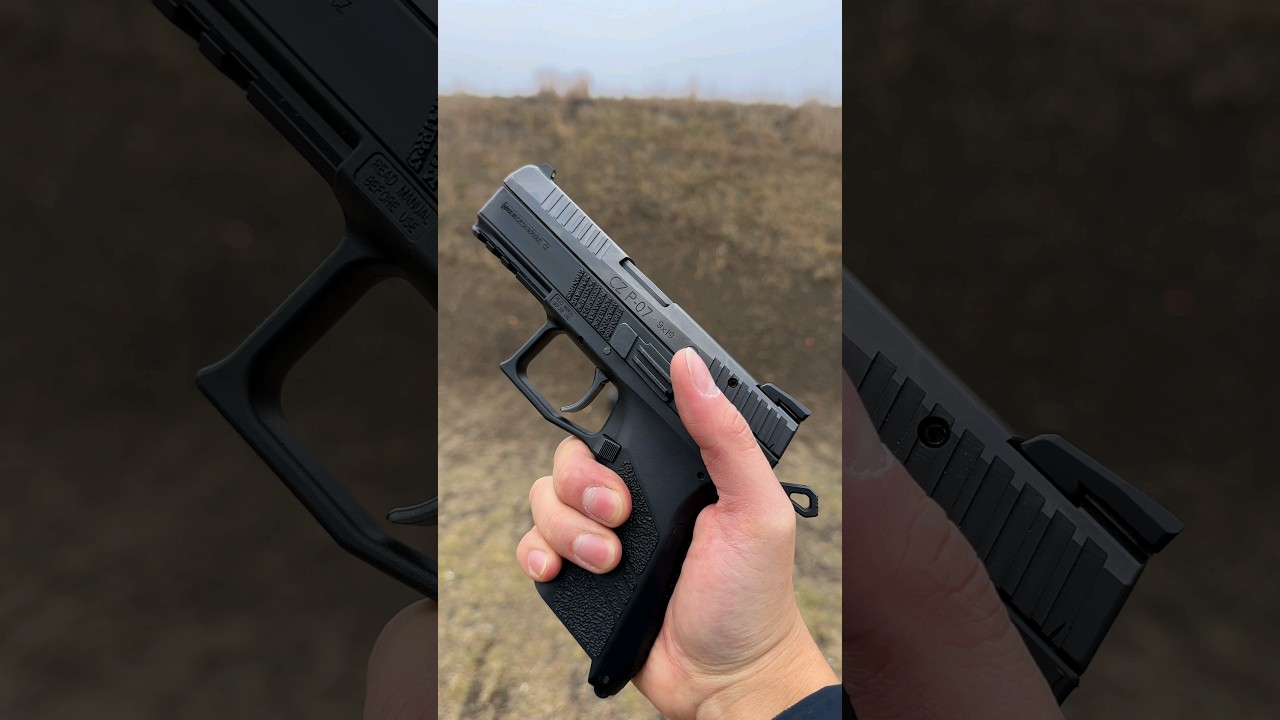CZ P07 POV #shorts #cz #9mm #shooting #tactical #pistol #fps #gun #pewpew