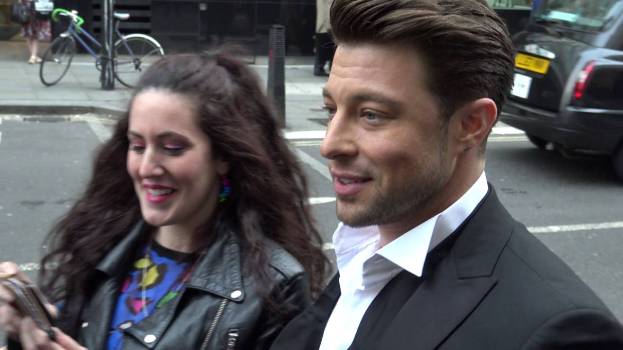 Duncan Jones from Blue arrives at LGBT Awards, London