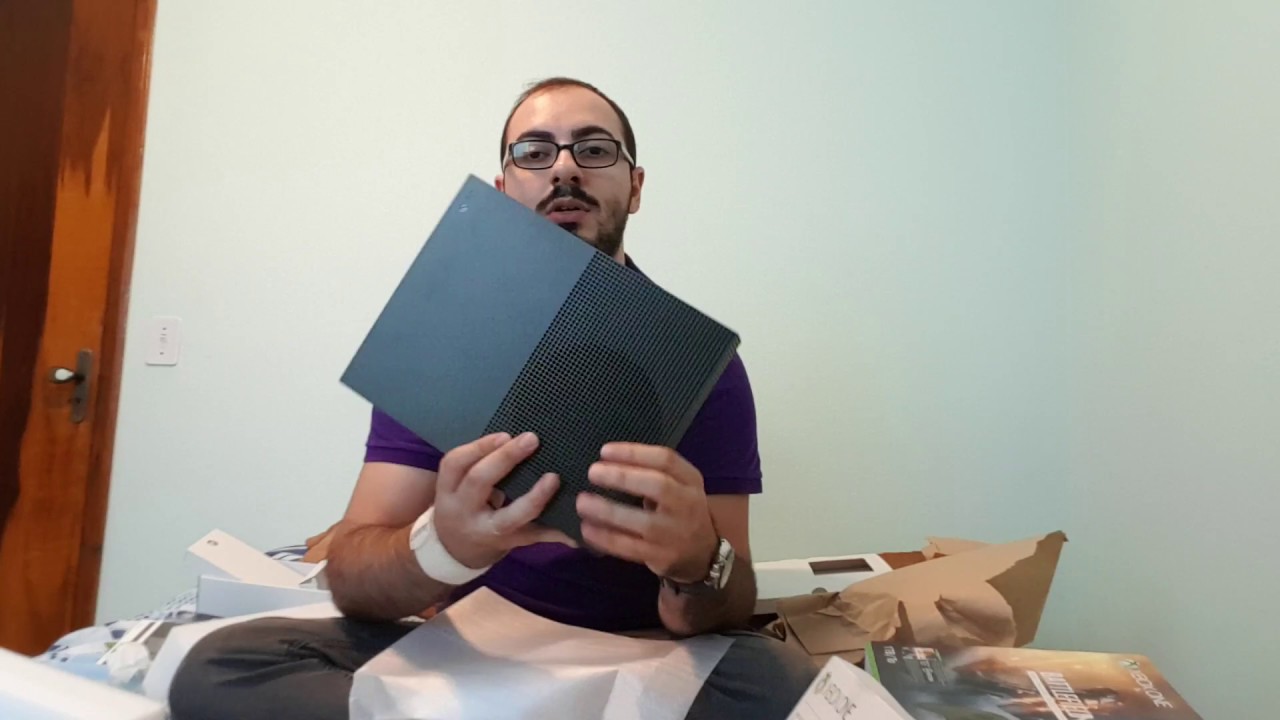 [BR] Unboxing Xbox One S Battlefield 1 Edition