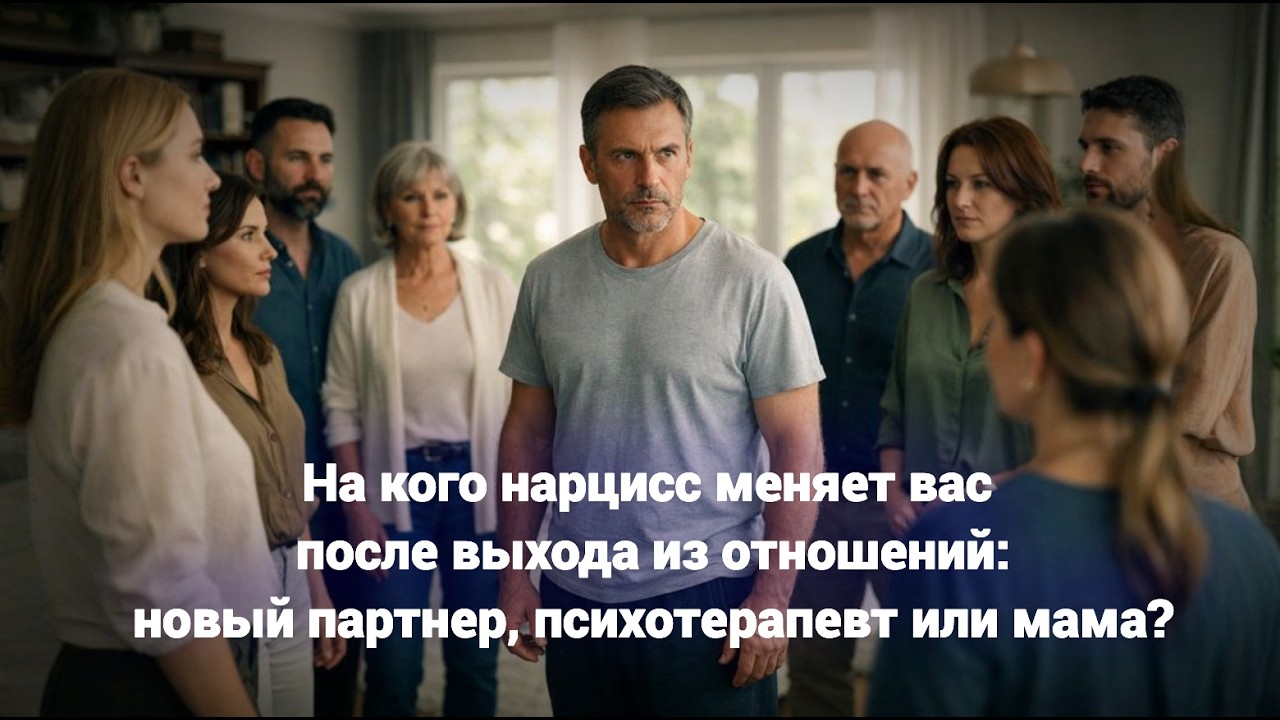 На кого нарцисс меняет вас: новый партнёр, психотерапевт, мама?