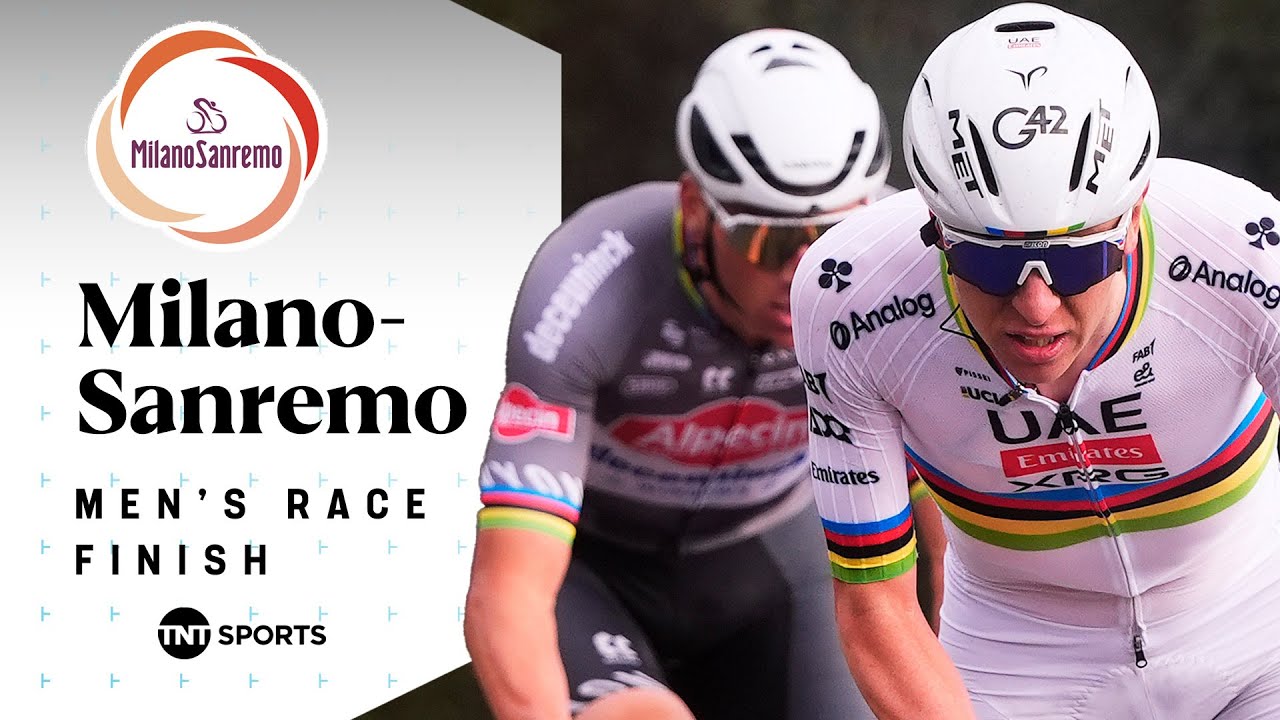 VAN DER POEL STUNS POGACAR! 🫨 | 2025 Milano-Sanremo Men's Final KM's | TNT Sports Cycling
