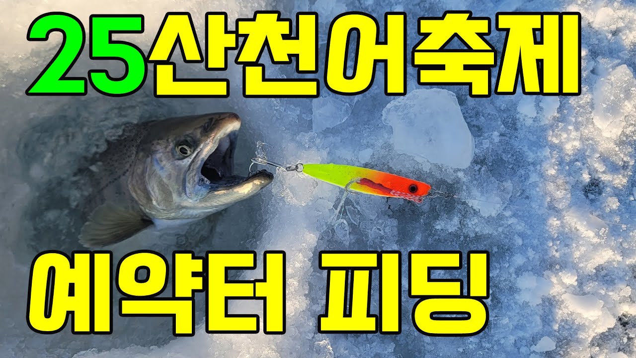 25산천어축제 개막일 #산천어축제 #예약터 #오픈런
