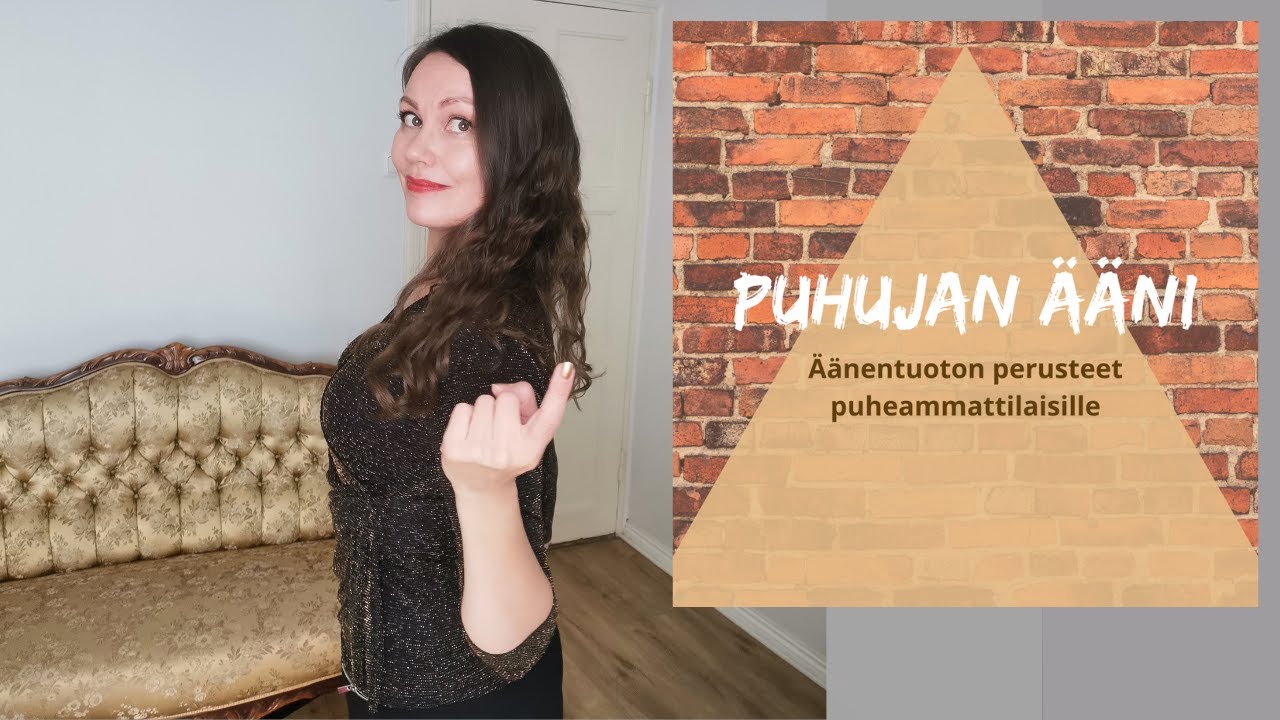 Puhujan ääni  - Saavuta kaunis, kantava, kestävä ääni!