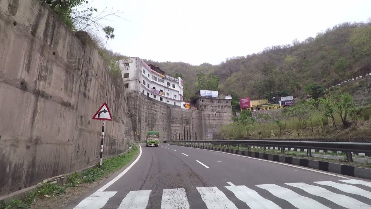 Driving on Himalayan Expressway - India