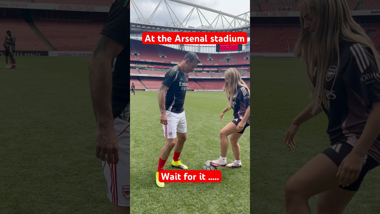 I nutmegged an Arsneal player 😱 #arsenal #viral #nutmeg