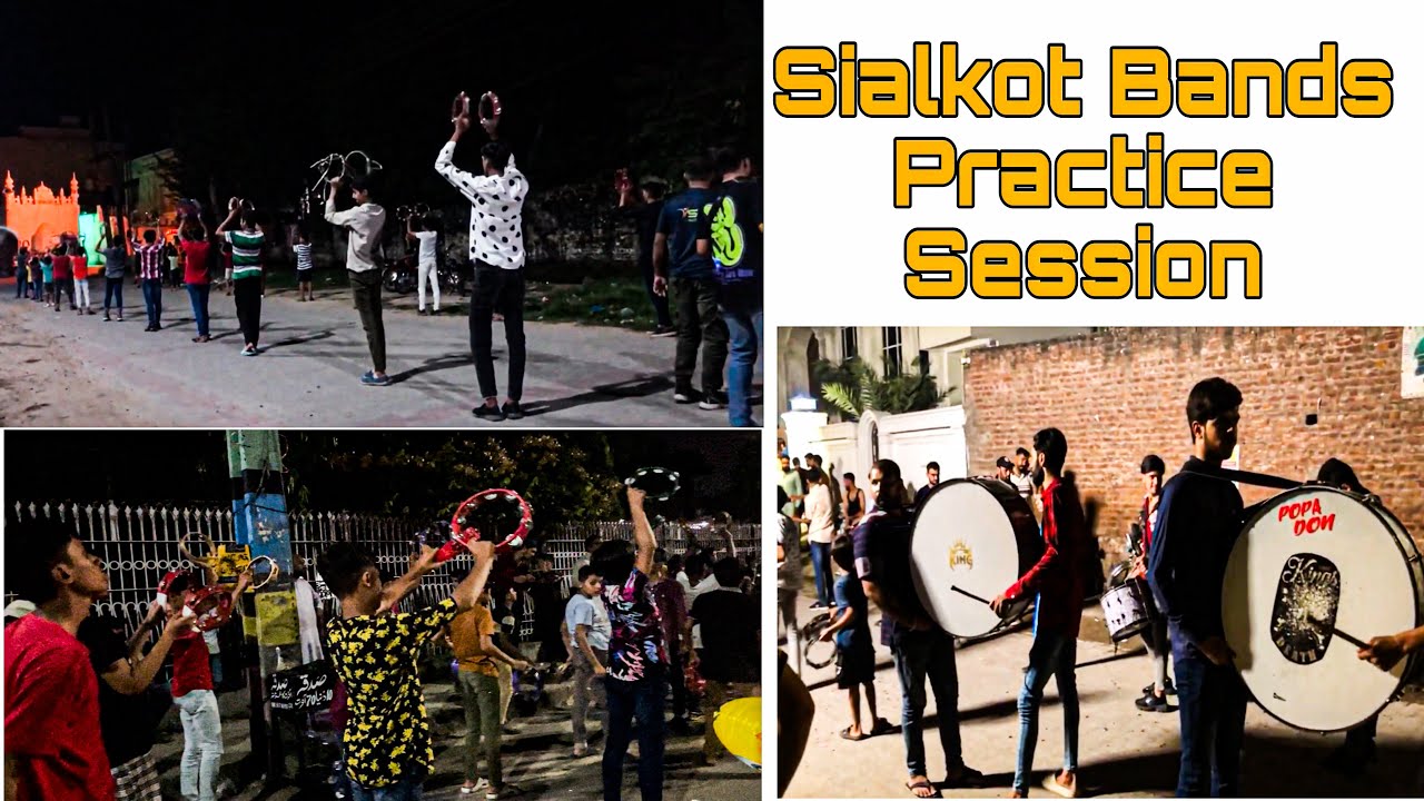 Sialkot Band practice session before 12 rabi ul awal |Sialkot jaloos band practice 2024