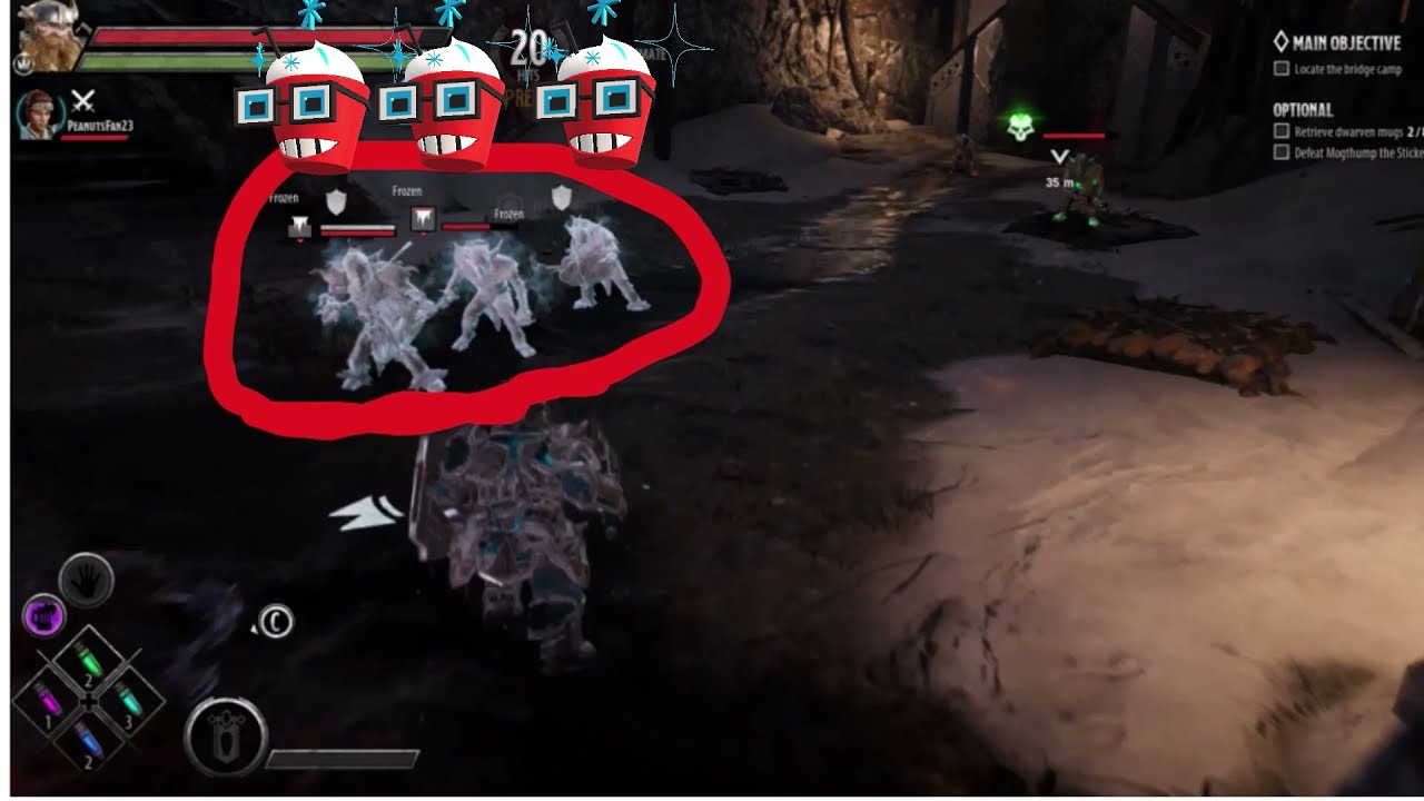 Two shots with Catti-brie