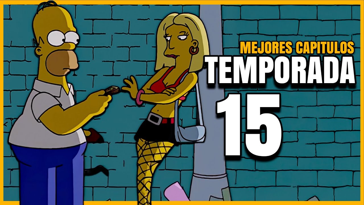 Homero paga por una cariñosa | LOS SIMPSON temporada 15 | Cesar Andre