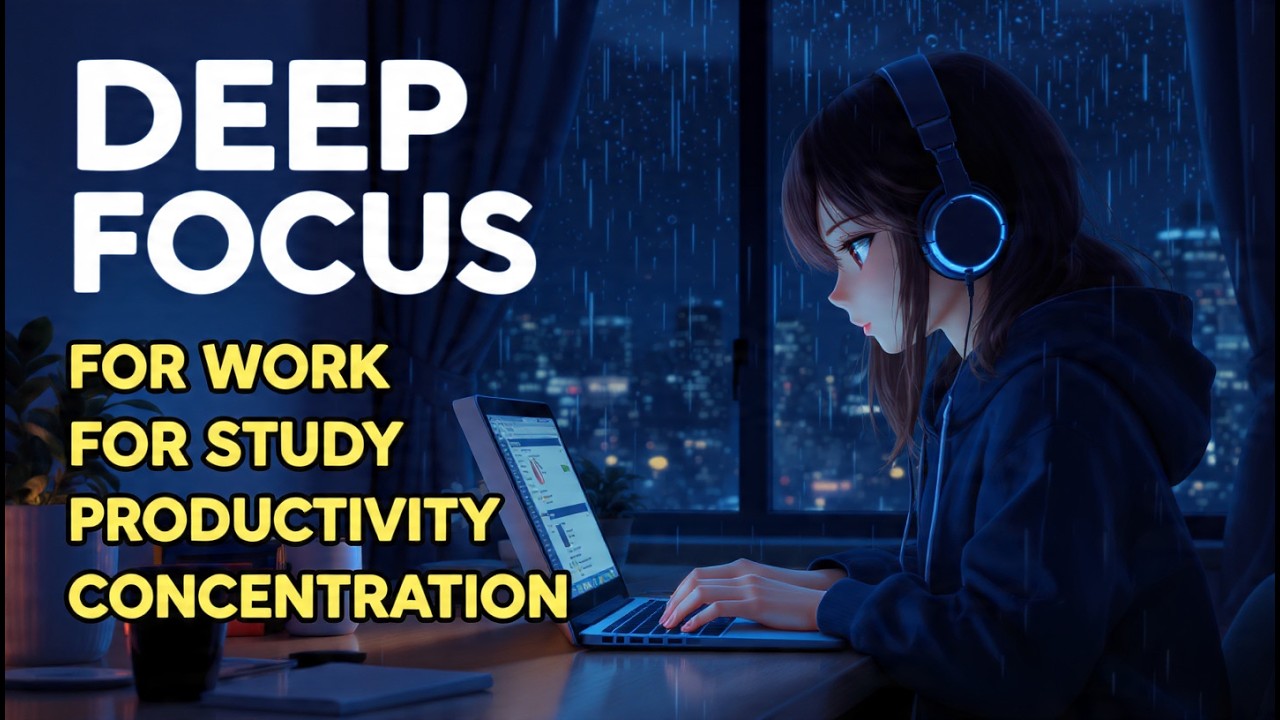🔴 LIVE Focus & Flow Background Music | Relaxing Work Instrumental