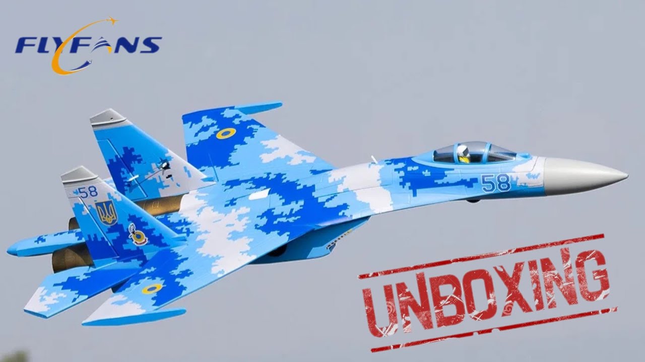 Unboxing - Flyfans Twin  64mm SU27 - From AliExpress - September 2024