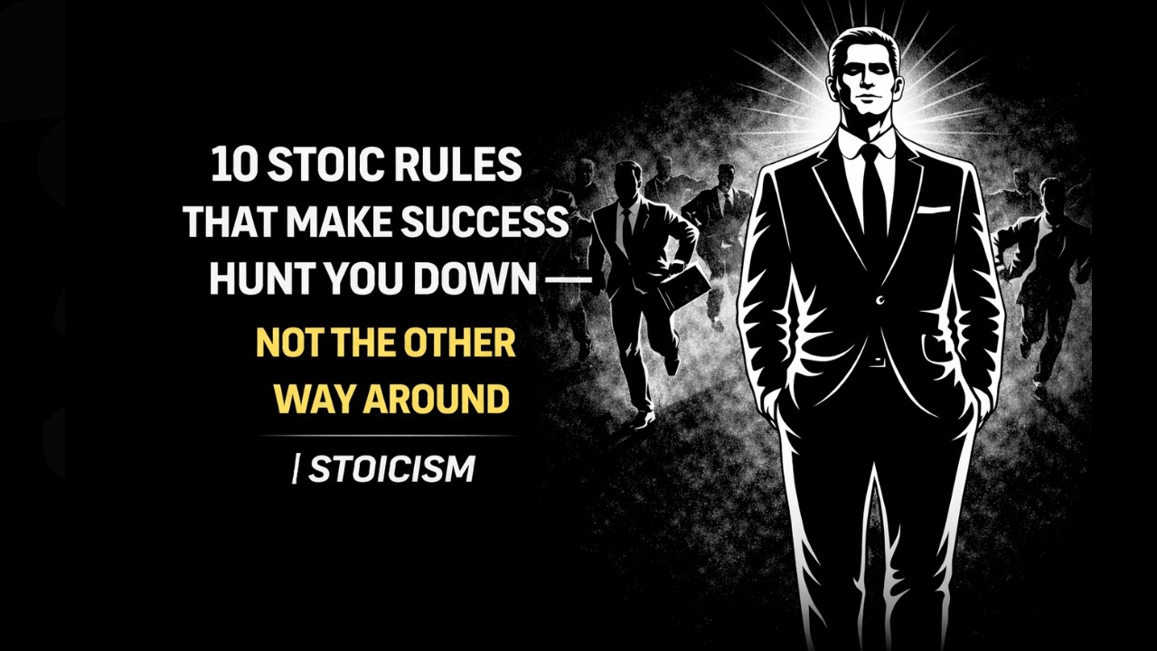 10 Stoic Rules That Make Success Hunt You Down — Not the Other Way Around | Stoicism
