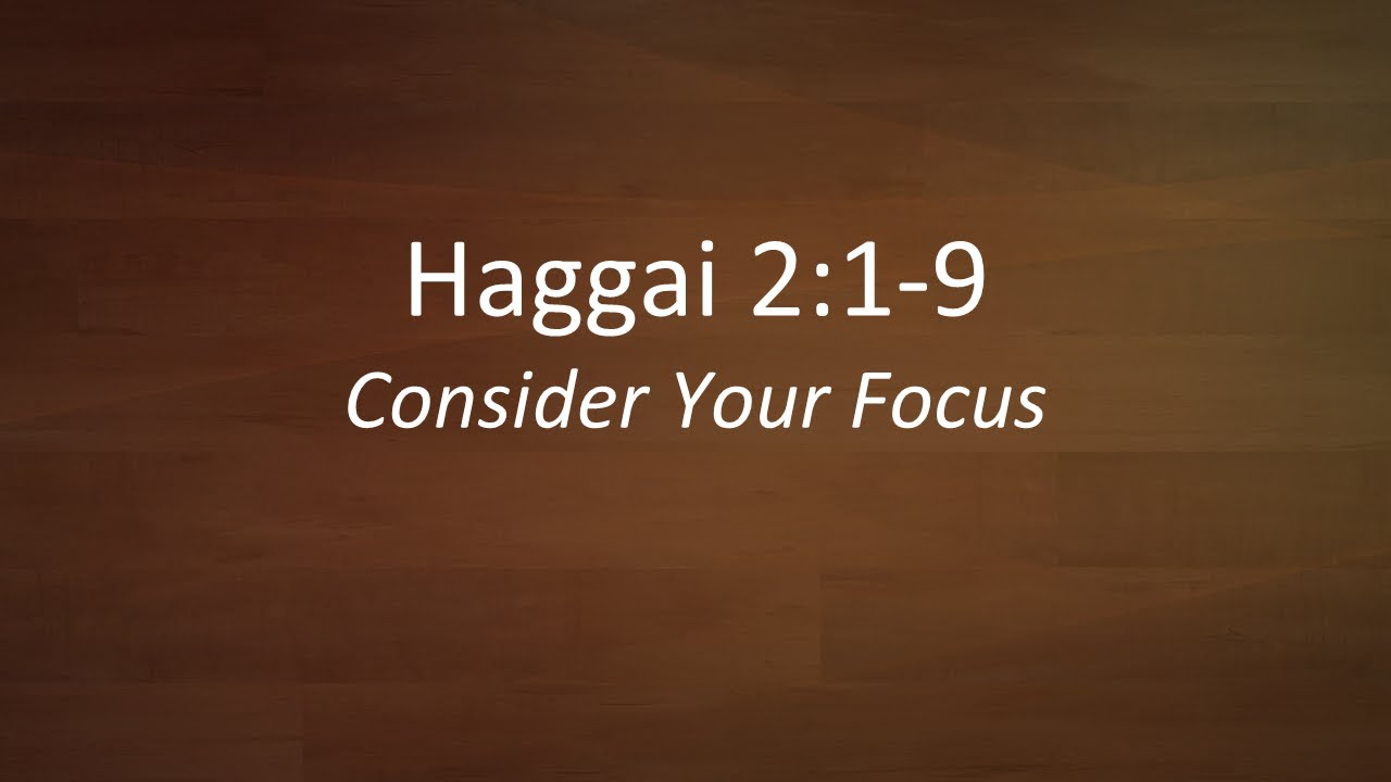 Consider Your Focus; Speaker: Chris Bolton