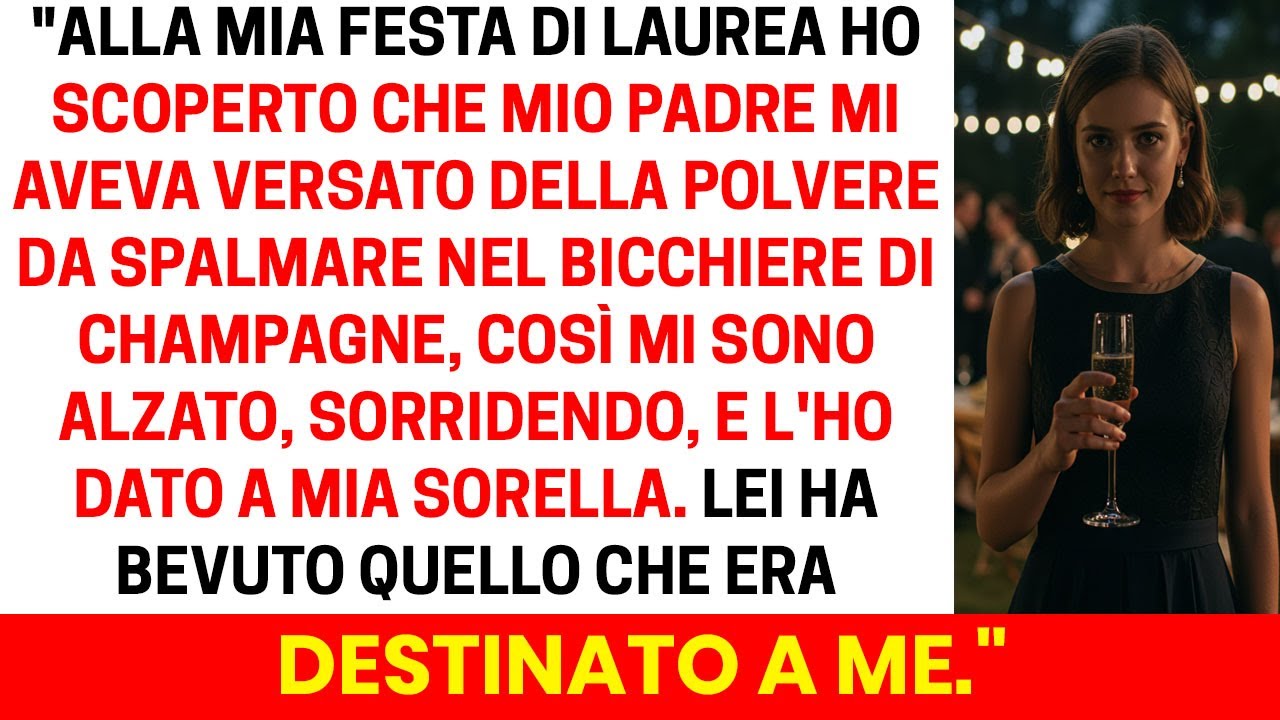 Il brindisi della mia laurea si trasformò in tradimento: i miei genitori avvelenarono il mio drink.